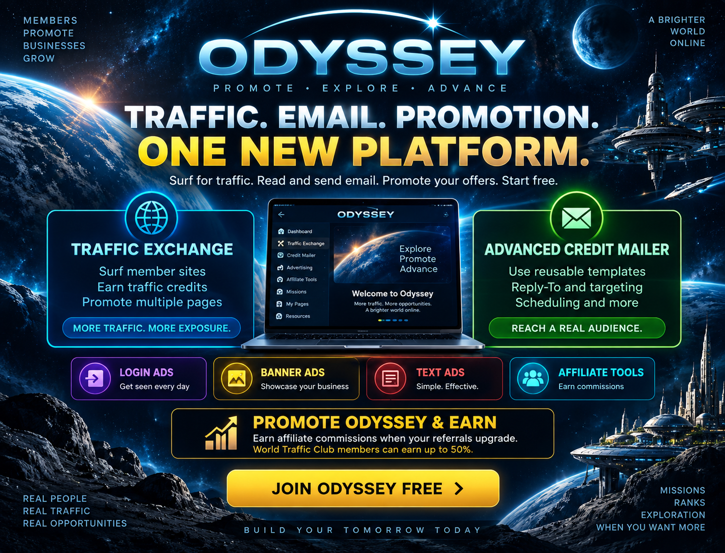 Odyssey - Traffic, Promotion and More