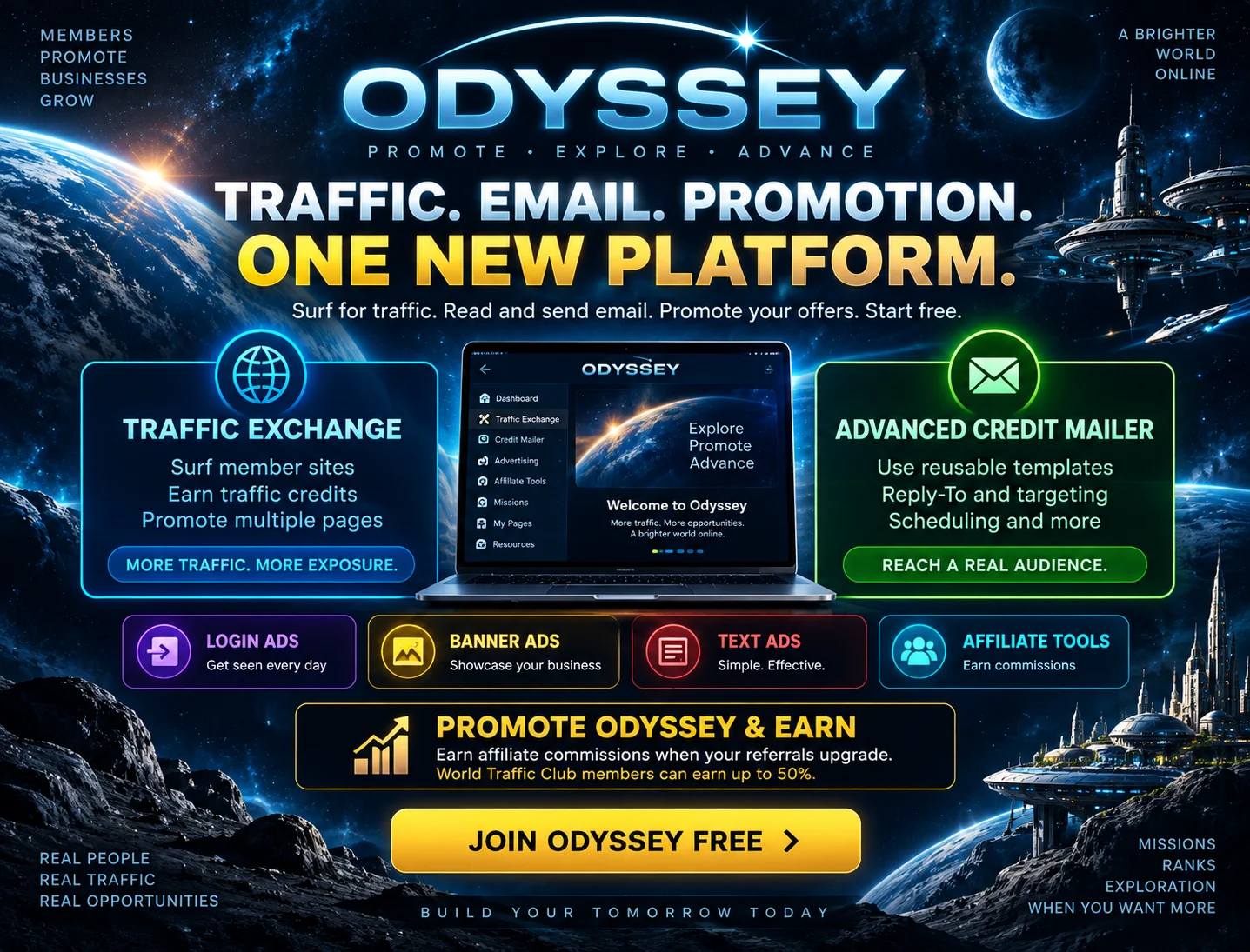 Odyssey - Traffic, Promotion and More